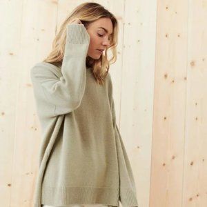 Jenni Kayne Cashmere Boyfriend Sweater - Willow, XS